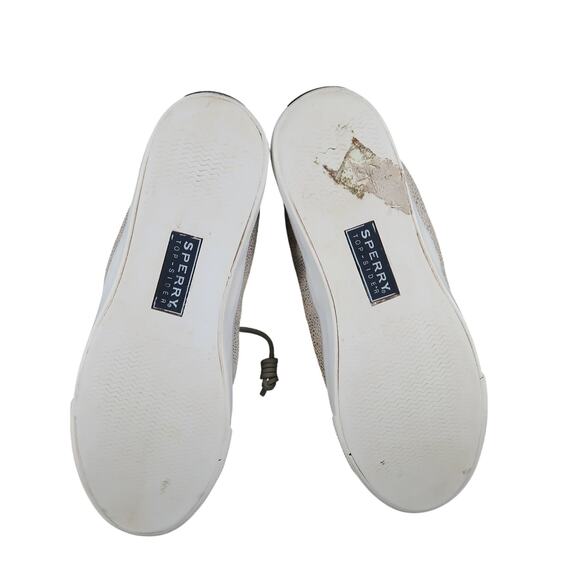 Sperry Shoes Womens 8 Seacoast Sneakers Casual Lifestyle Leather Top Sider - Picture 9 of 13